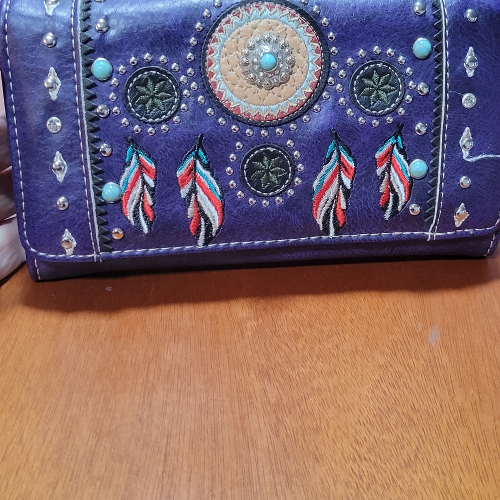 Ladies cross over purse - Picture 8 of 9